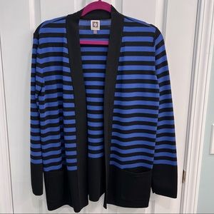 Anne Klein striped cardigan Size Large